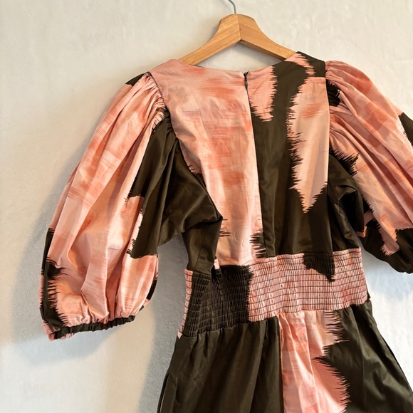 Hutch Pink Brown Jumpsuit Anthropologie size small NWT - Picture 11 of 13